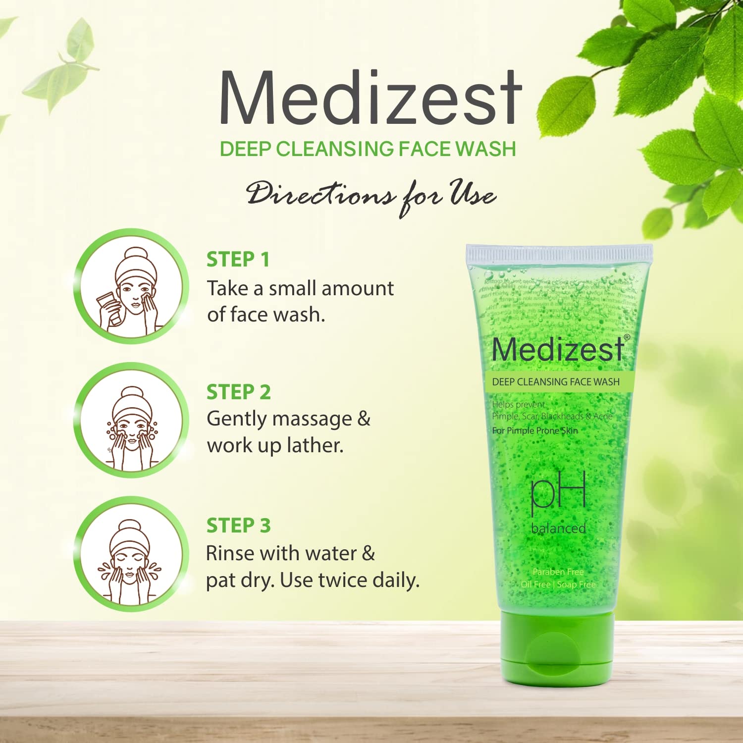 Medizest Deep Cleansing Facewash - 100 ml - Image 3