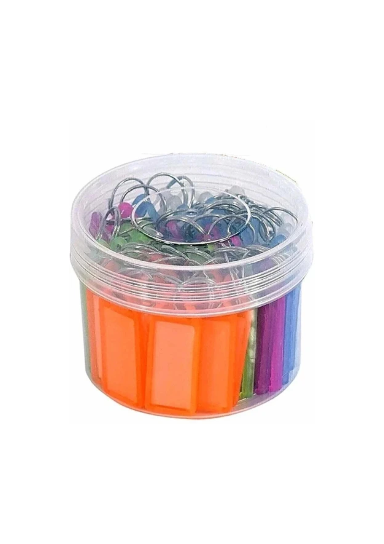 Silvi Coloured Key Rings - 50 pcs