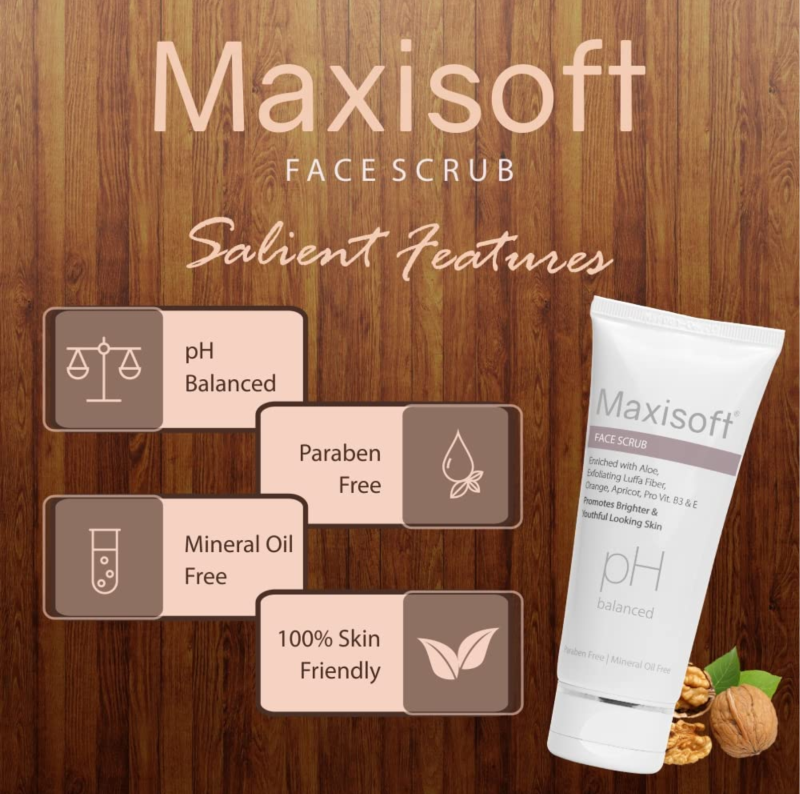 Maxisoft Face Scrub - 100 gm - Image 2