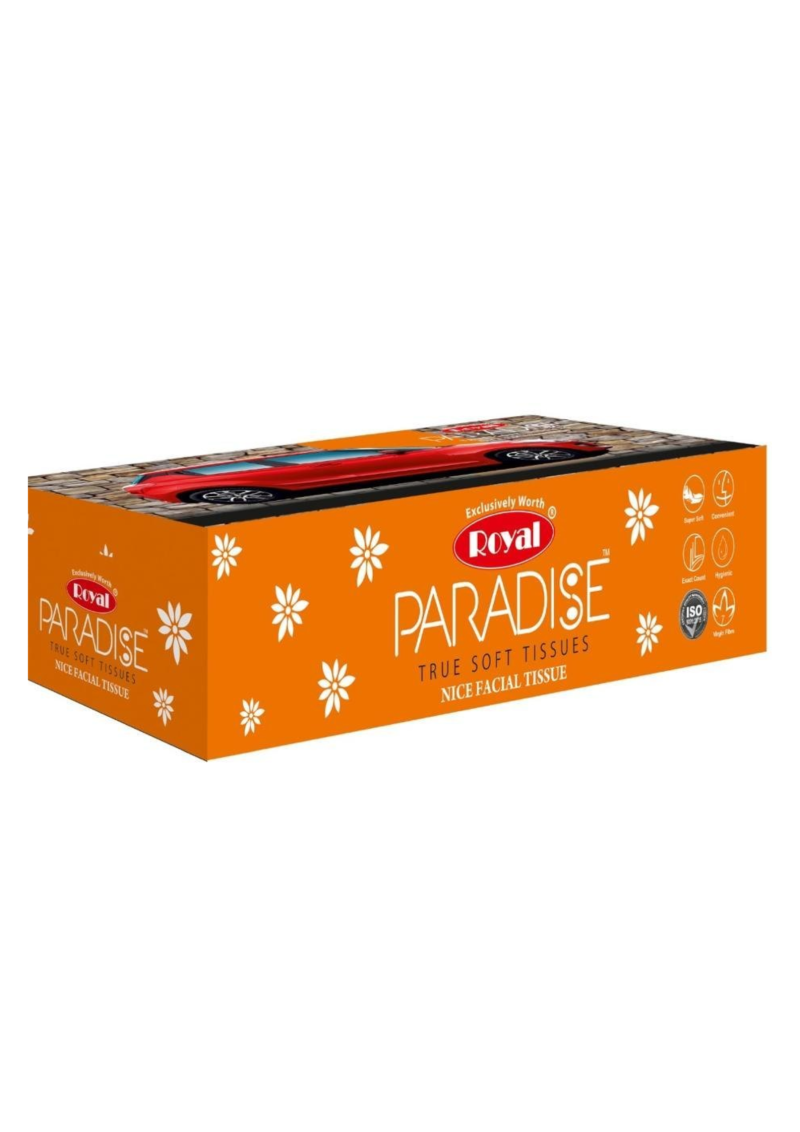 Royal Paradise Facial Tissue Box