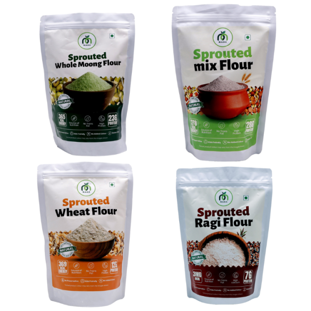 Total Health Flour Kit – 4 Sprouted Flours Comb